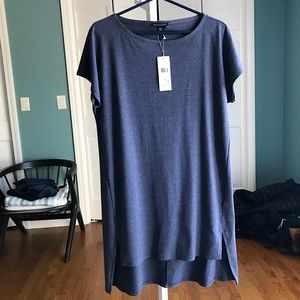 NWT Eileen Fisher Bateau Neck Knit Tunic S